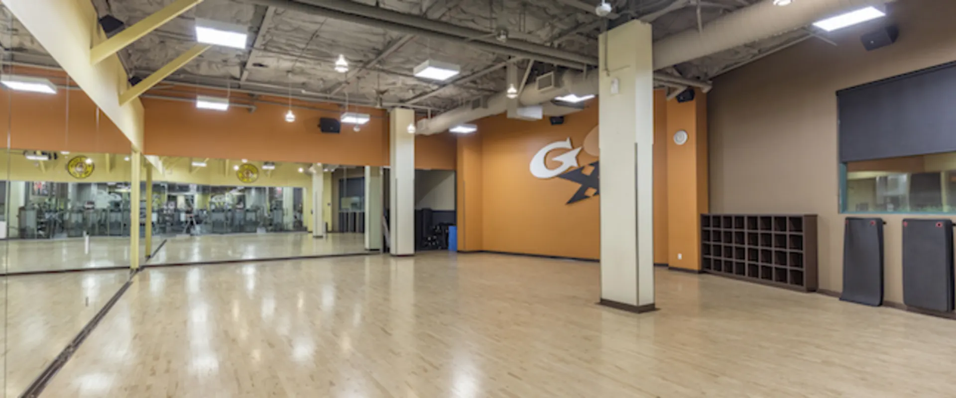 Gold's Gym Valencia stretching area