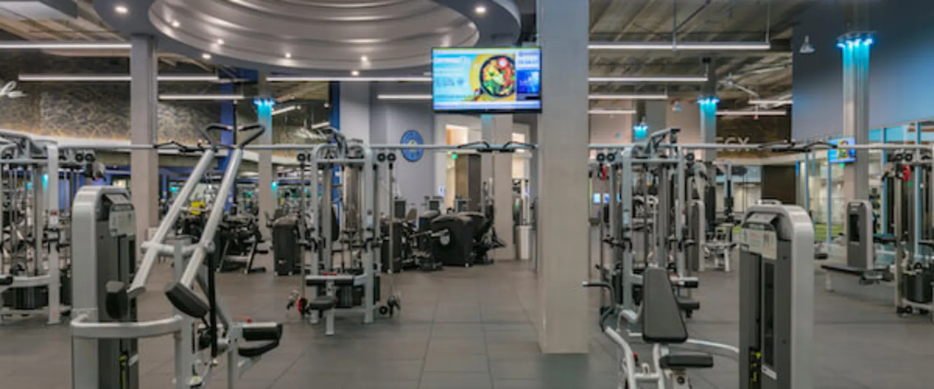 resistance machines at glendale gym workout floor