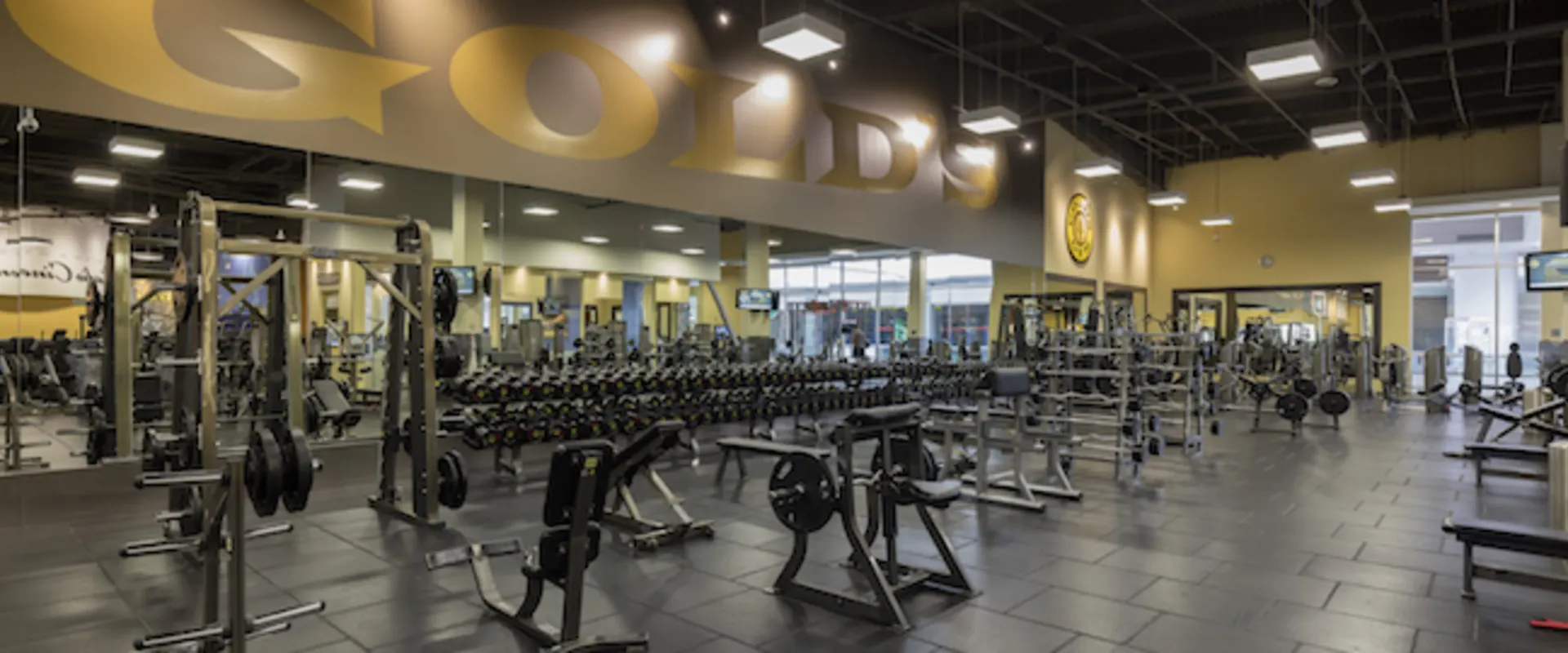 Gold's Gym West Covina weightlifting section