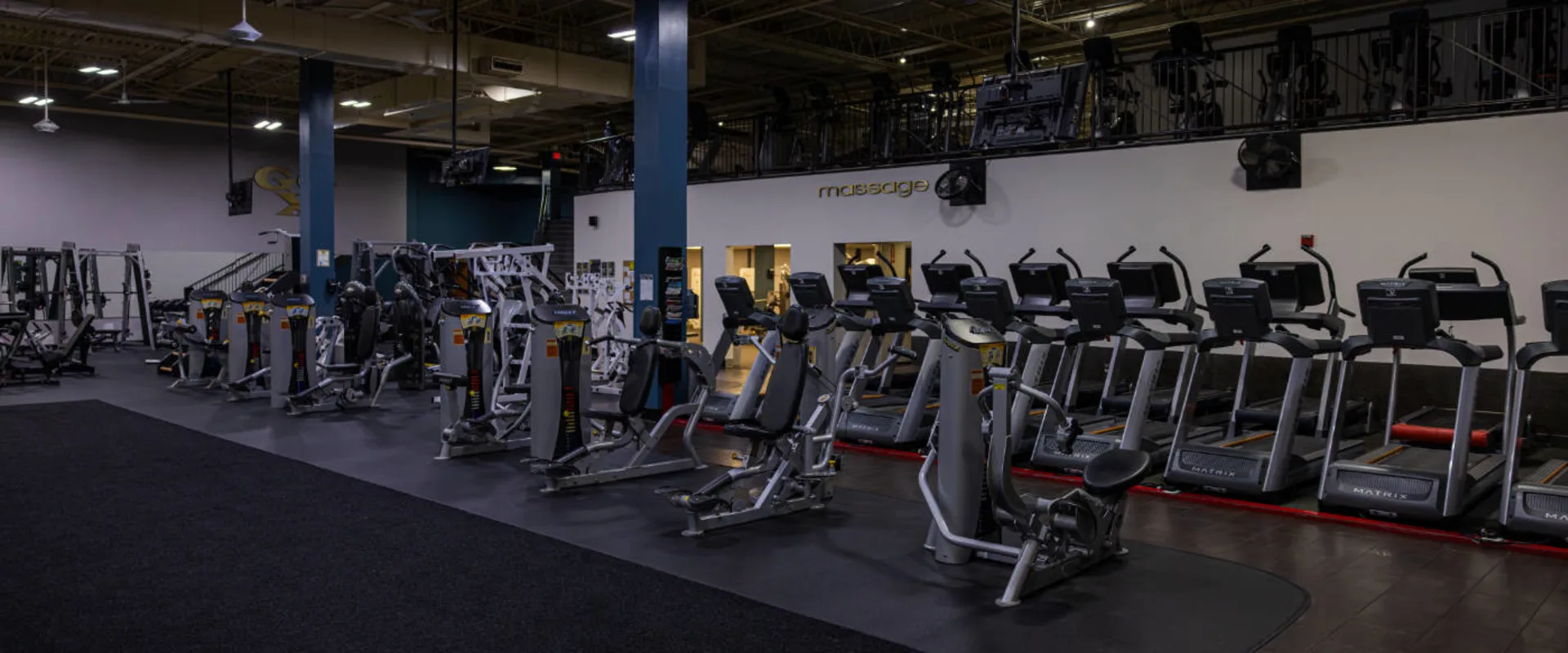 Gold_s Gym Lake Ridge Cardio Wall