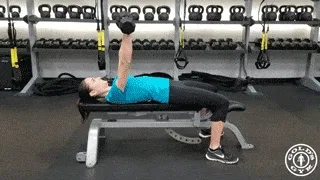 dumbbell bench press