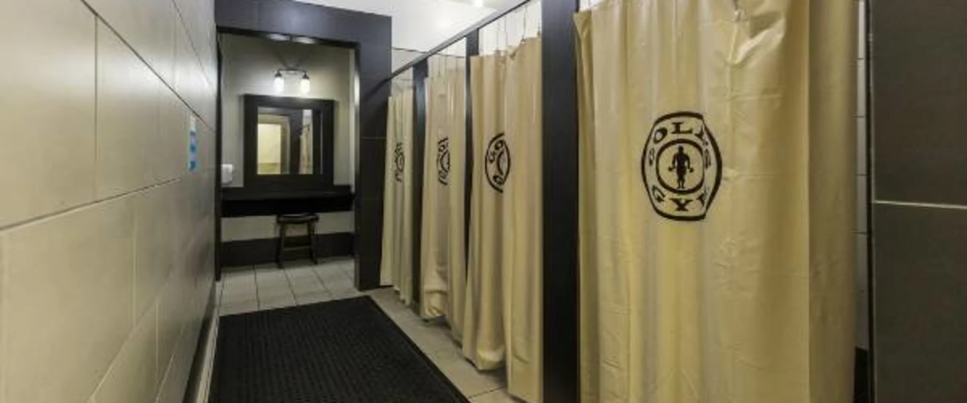 clean modern showers in swift creek gym