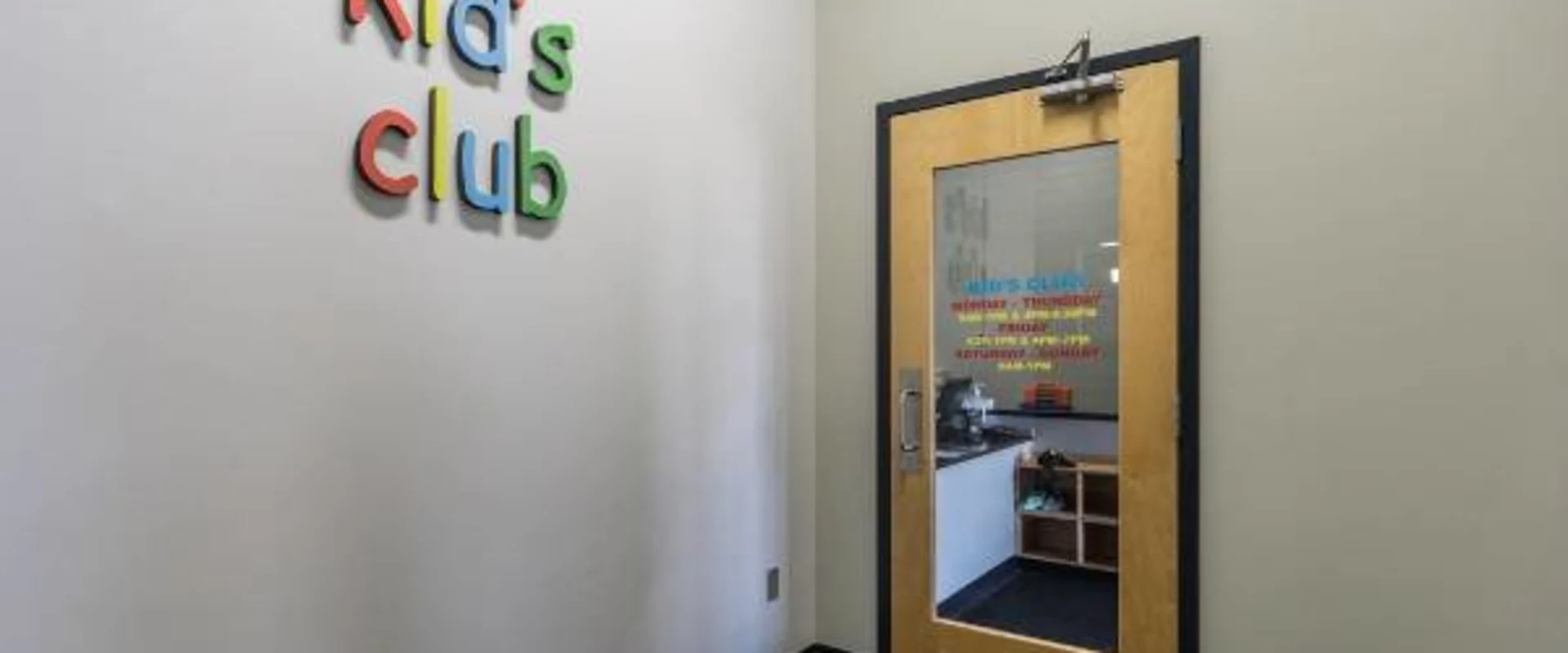 Entrance to best childcare center at gym near me