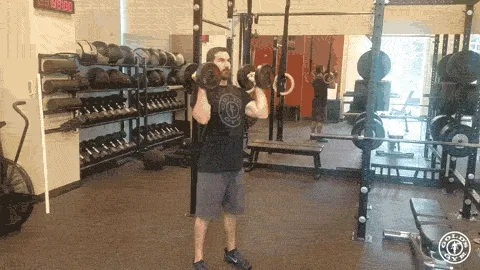 Workout Movement Standing Dumbbell