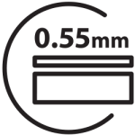 0.55mm Wear Layer highlight icon