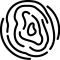 Embossed highlight logo