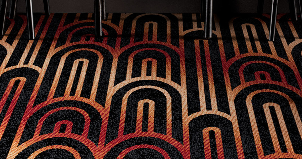Woven Carpet Commercial Carpet - Deco Arches - Feltex Australia