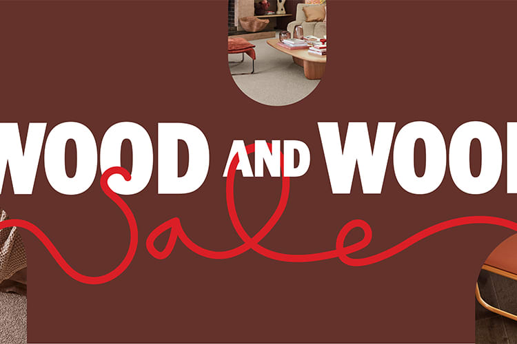 Wood & Wool Sale banner