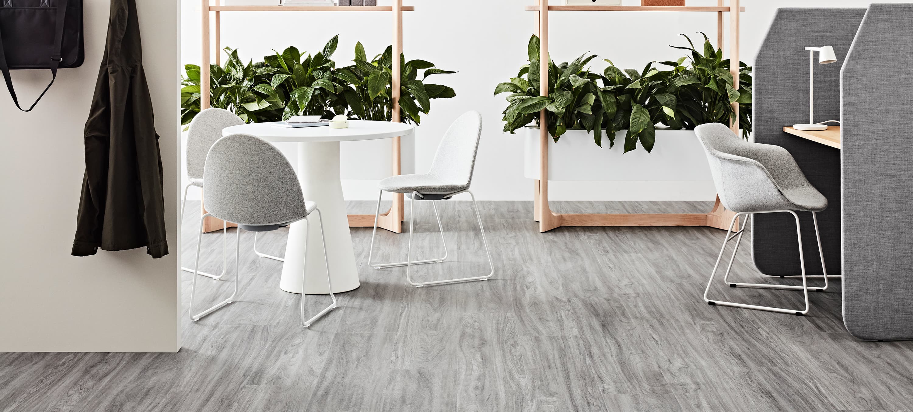 Commercial Vinyl Plank Flooring in Office