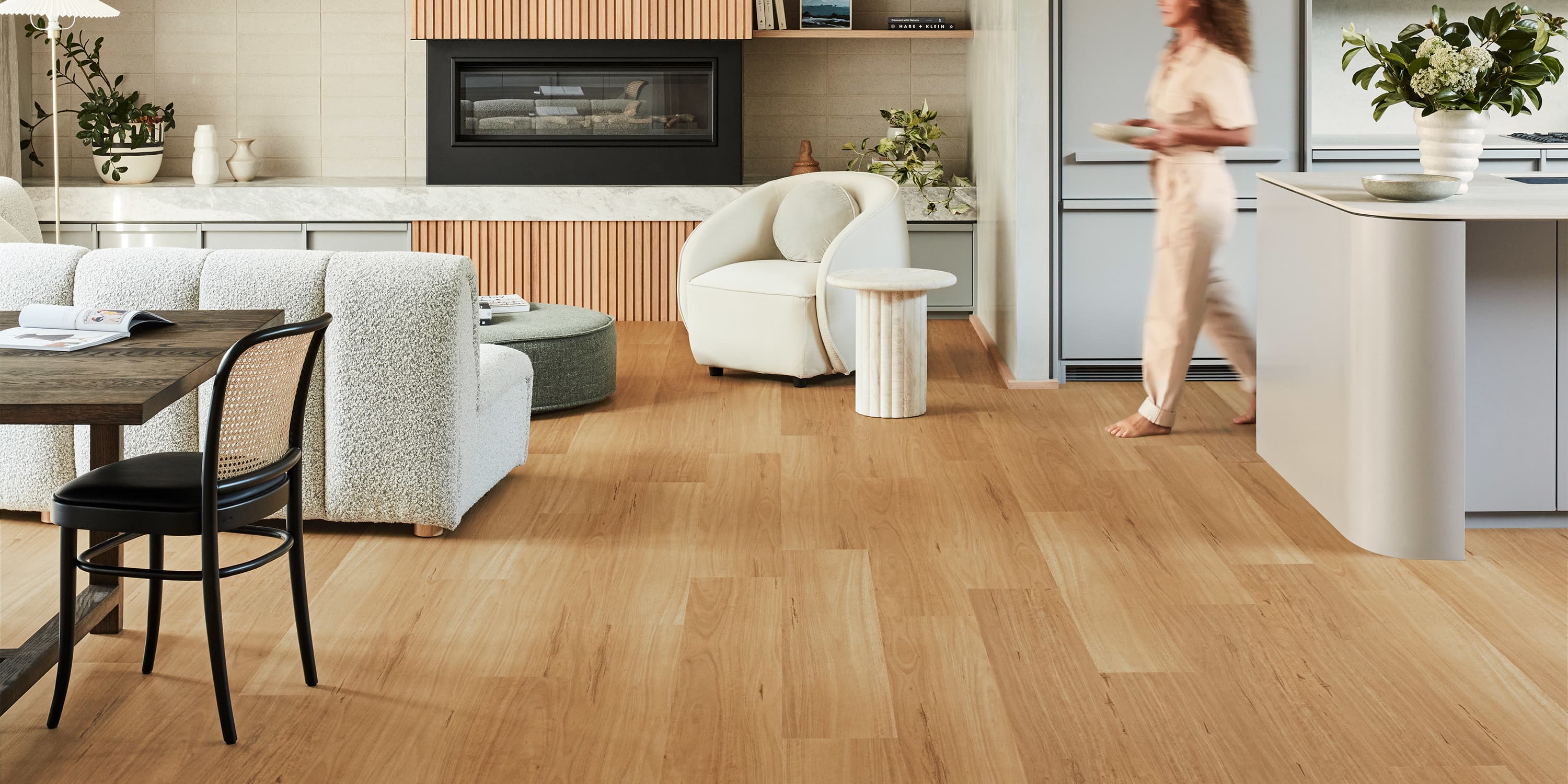 Polaris Vinyl Plank Flooring in Living Room