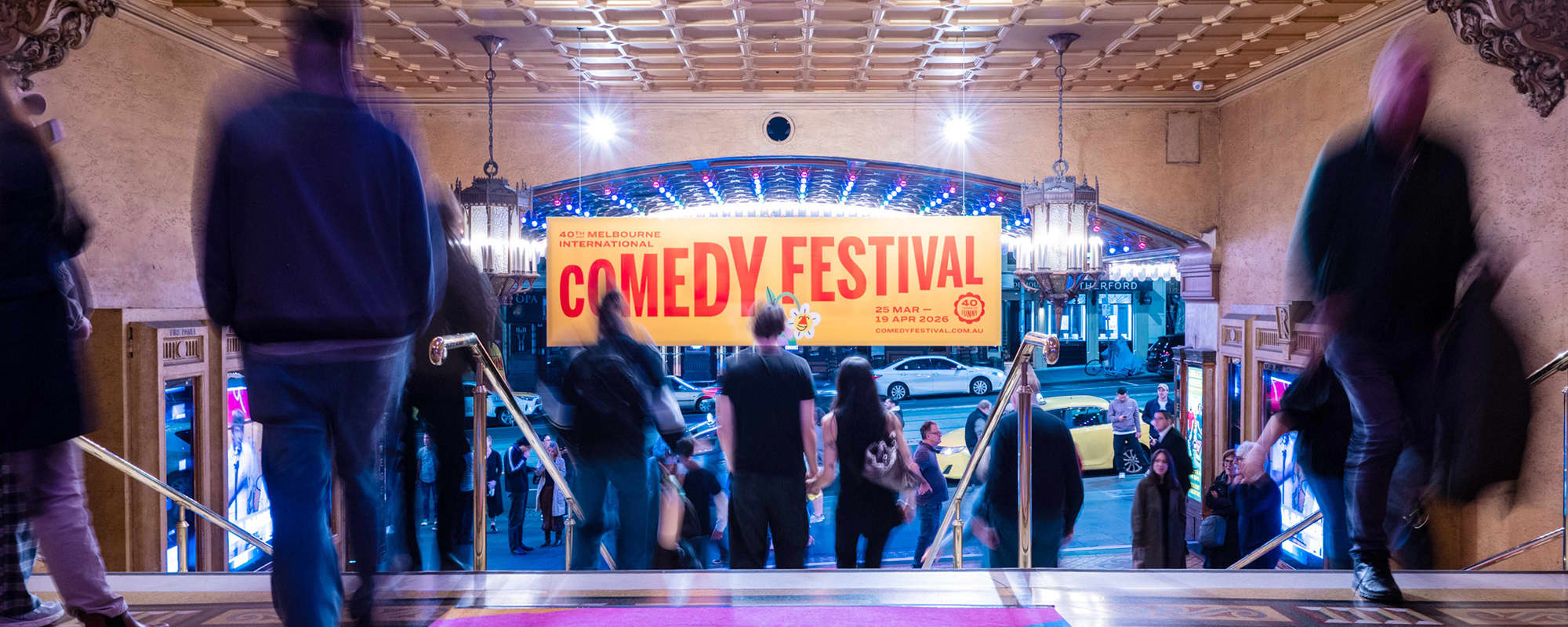 Melbourne International Comedy Festival 2026 X GH Commercial banner