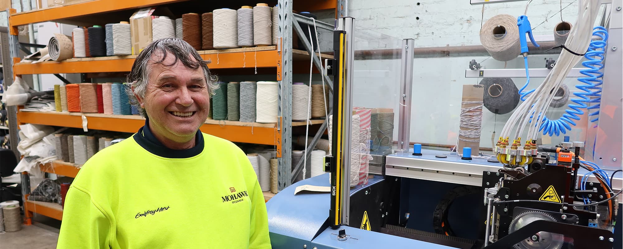 Faces of Local Manufacturing: Scott Stewart, Tufted Designer Faces of Local Manufacturing: Scott Stewart, Tufted Designer banner