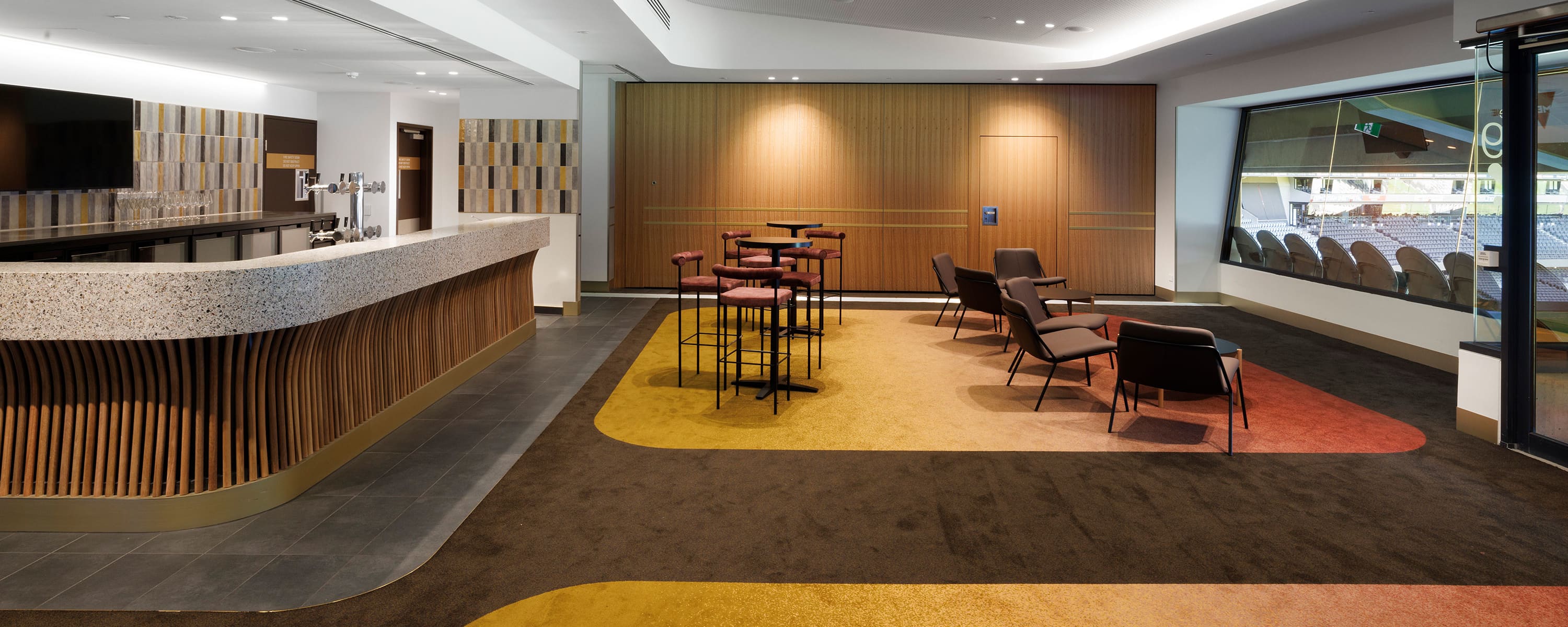 Marvel Stadium banner