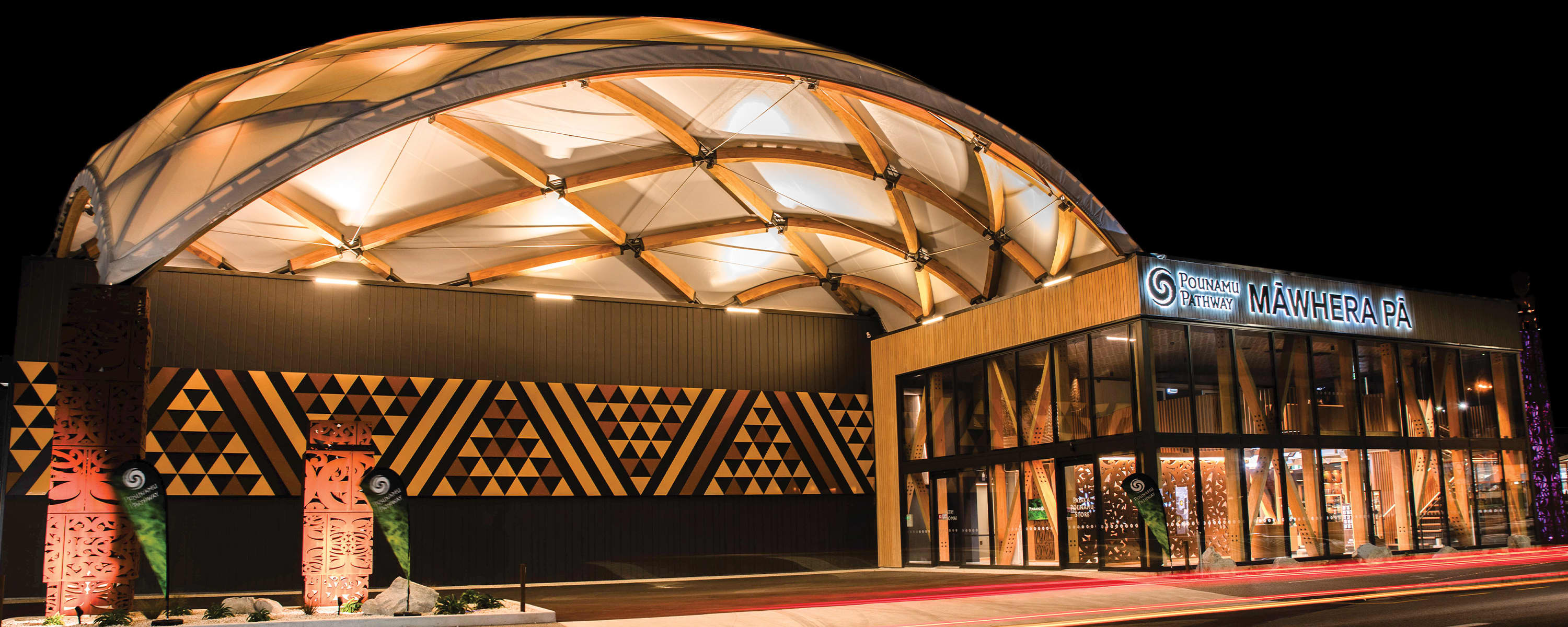 The Māwhera Pā, Pounamu Pathway - Greymouth New Zealand banner