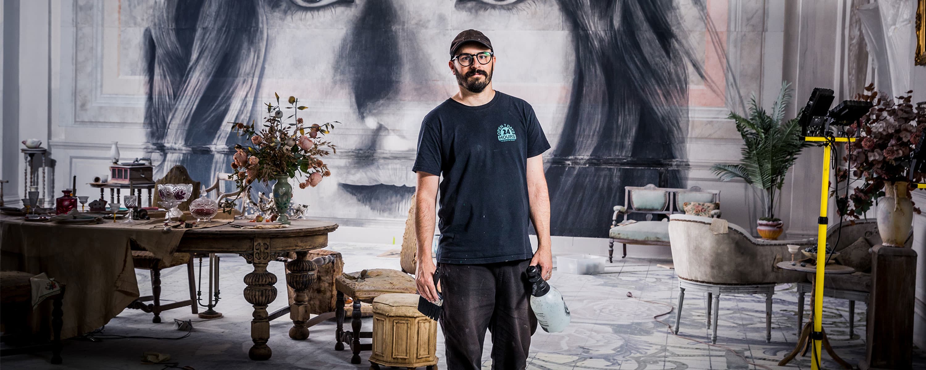 RONE in Geelong Exhibition banner