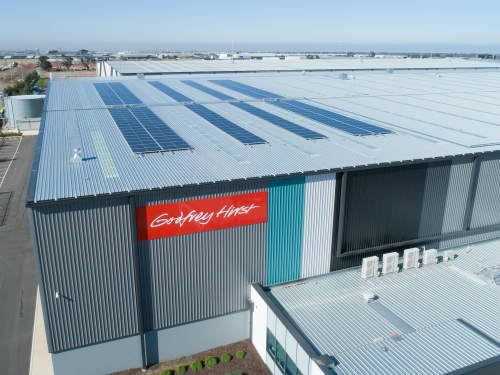 Solar Powered Palletised Warehouse