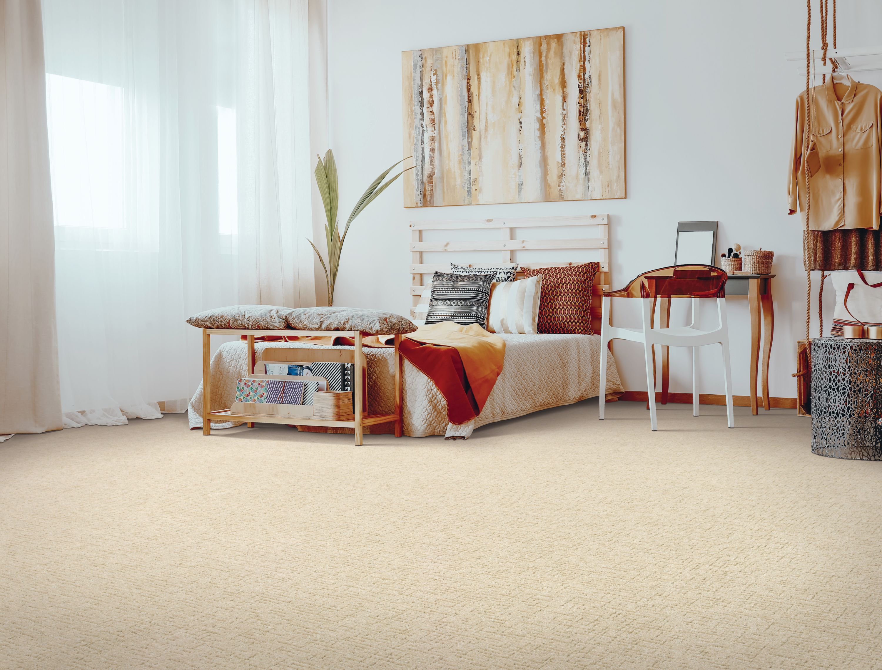 Modern Texture SmartStrand Silk Carpet - Godfrey Hirst SmartStrand Silk  Residential Carpet