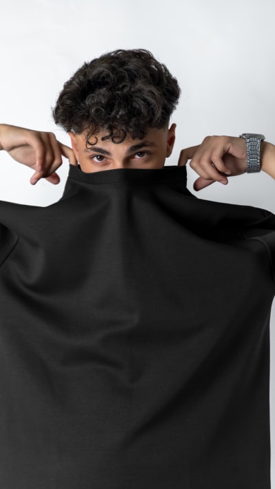 Oversize T-Shirt — Black