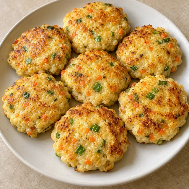 Tofu and Egg Patties serving suggestion