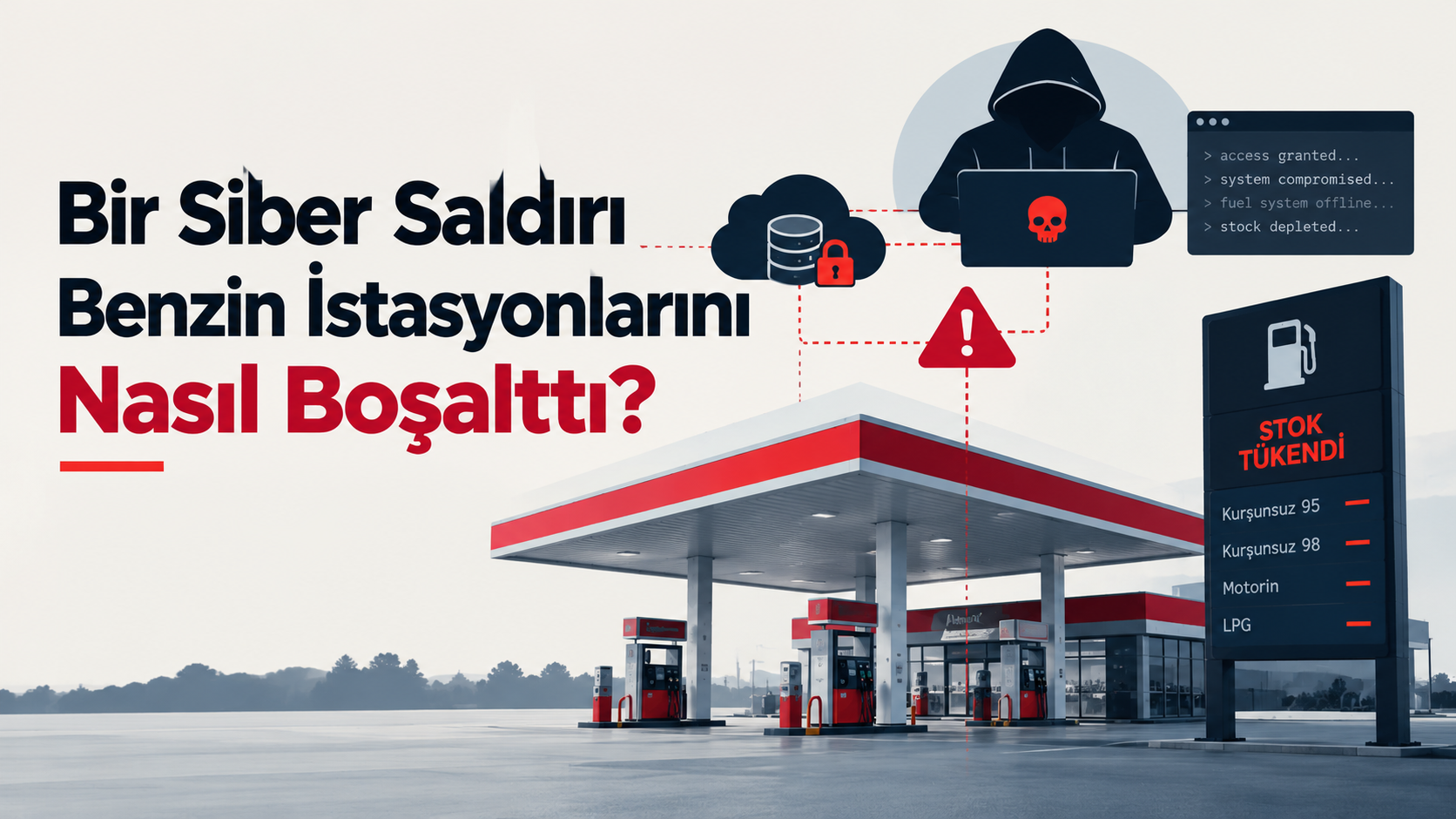 Bir Siber Saldırı Benzin İstasyonlarını Nasıl Boşalttı?