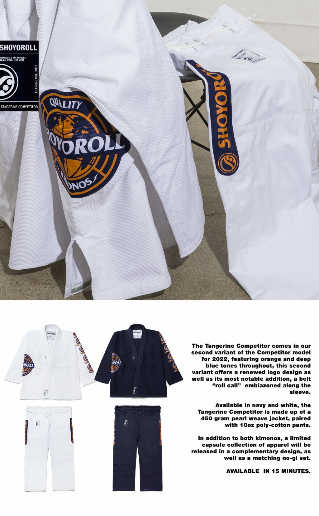 Shoyoroll Tangerine Competitor 柔術着 bjj 0 - その他