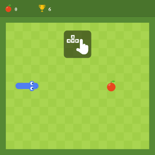 Snake screenshot showing pause menu.