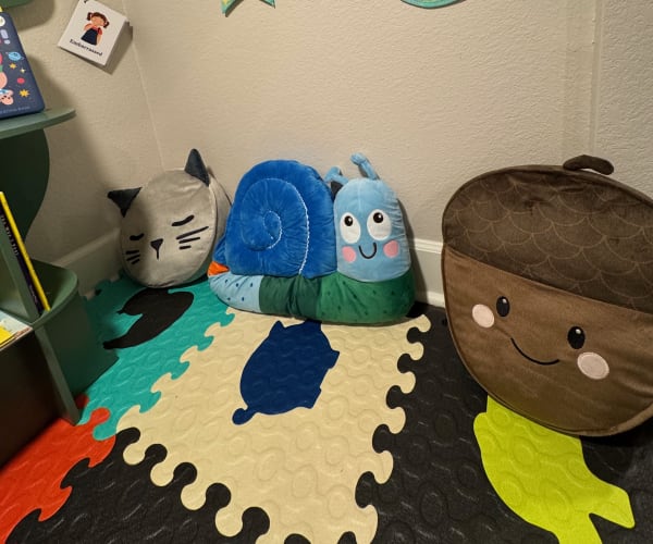Rincón creativo de aprendizaje en Casita de Colores