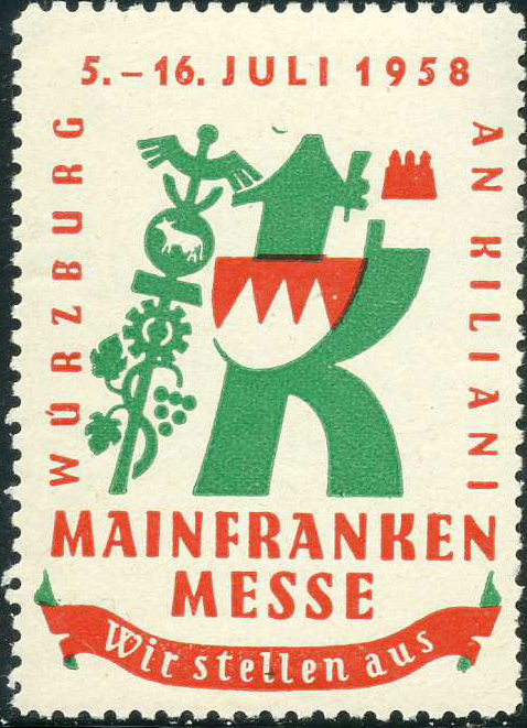 AT- CINDERELLA. MAINFRANKEN MESSE.**W?RZBURG  AN RILIANI. 5-16 JULI 1958.