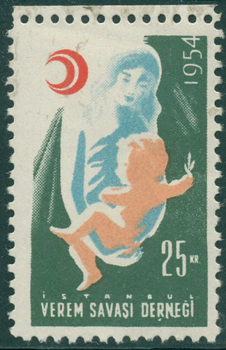 TR- CINDERELLA. ISTANBU VEREM SAVASI DERNEGI.1954.**25 KR.