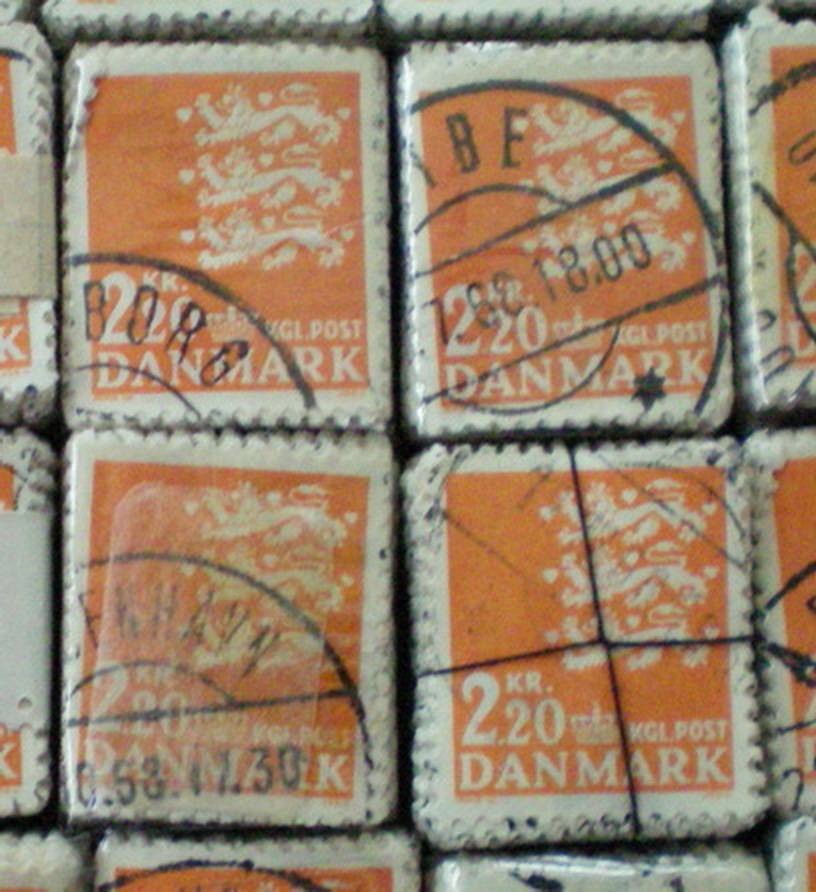 Denmark bundles: 0464 F. 2,20 kr Coat of Arms (AFA 200)