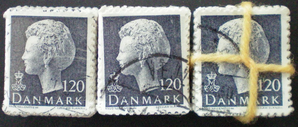 Denmark bundles: 0564. 120 oe greyblue. (AFA 400)