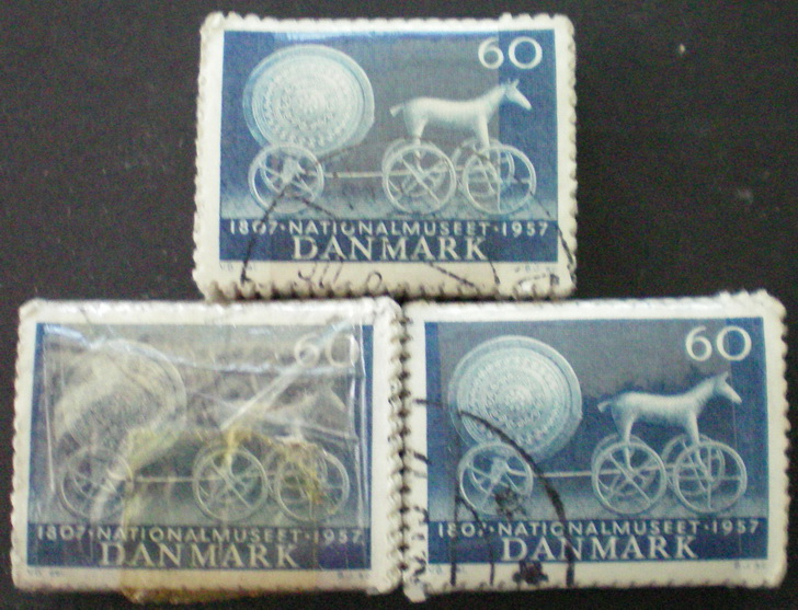 Denmark bundles: 0371. 60 oe Museum 1957. (AFA 500)