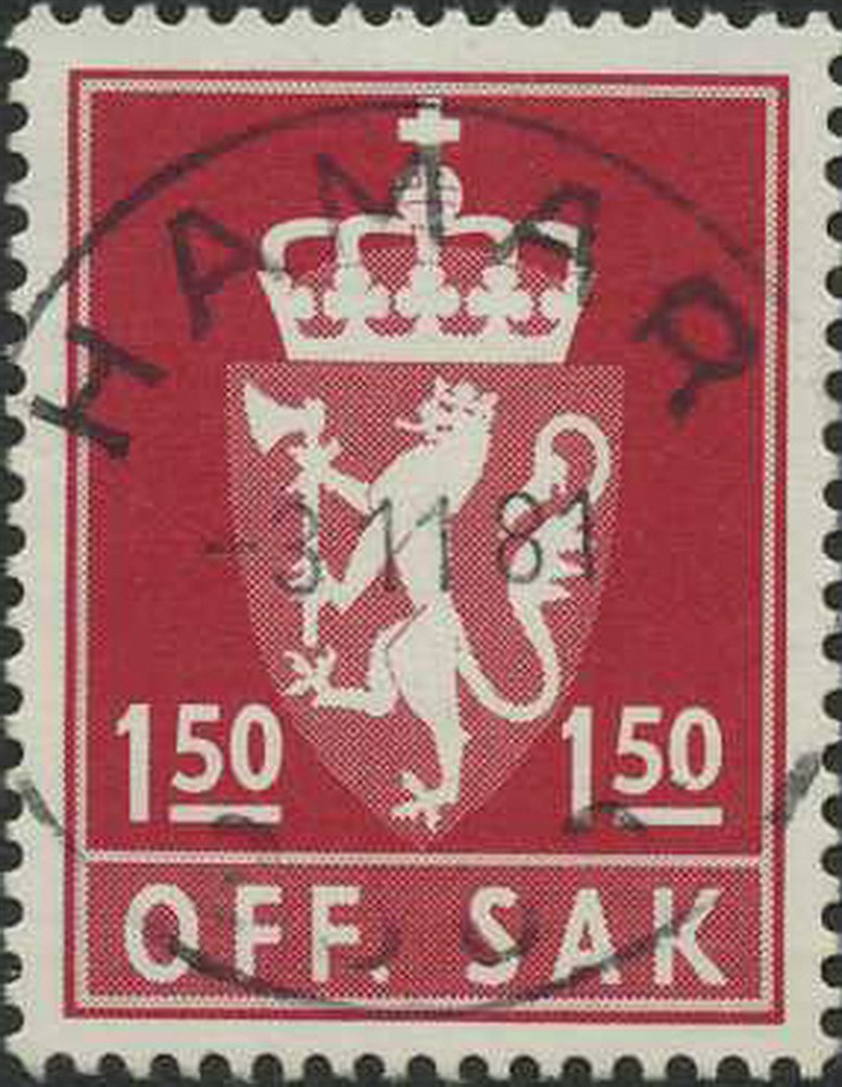 Norway Superb Canc. HAMAR - 1981.11.3, TM 131