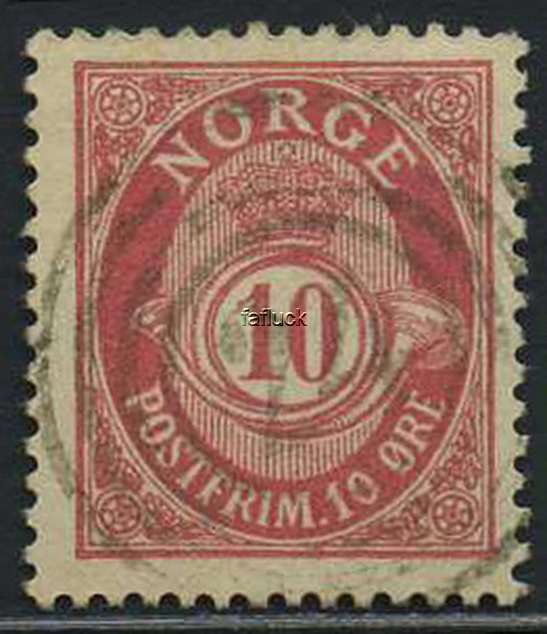 Norway 4-ring: 024 Skarbogaardene (N.Fron/Op) (1889-01)Weak upright full canc.,
