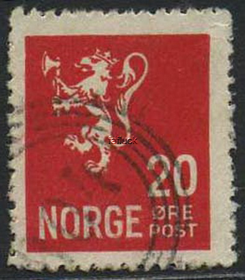 Norway 4-ring: 804 M/B Vaagsøy (t.p.o.) (1914-27)Diagonal canc, NK 145.