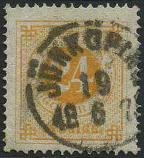 Sweden stamps: 0024g. JÖNKÖPING 187?.06.19. Nice canc.