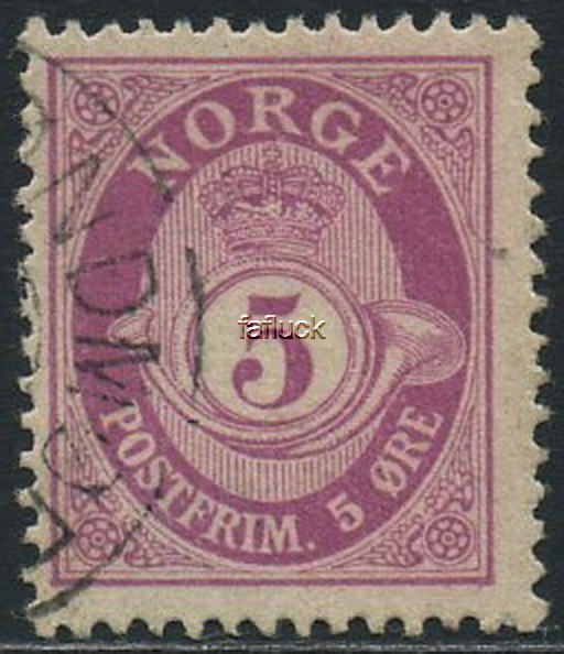 Norway varieties: 0118. 5 ø 1922,
