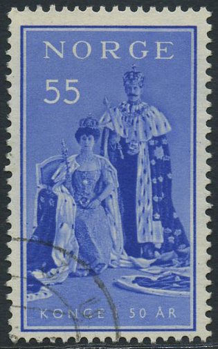 Norway varieties: 0440v. ** White speck on G in KONGE
