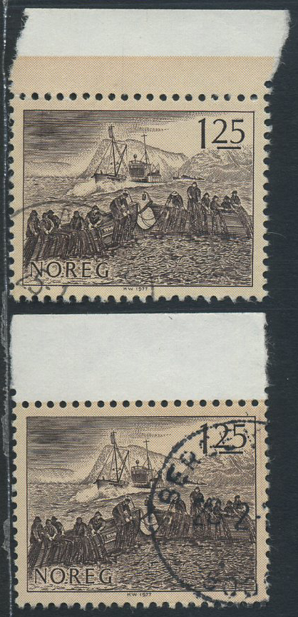 Norway varieties: 0799. Background colour different