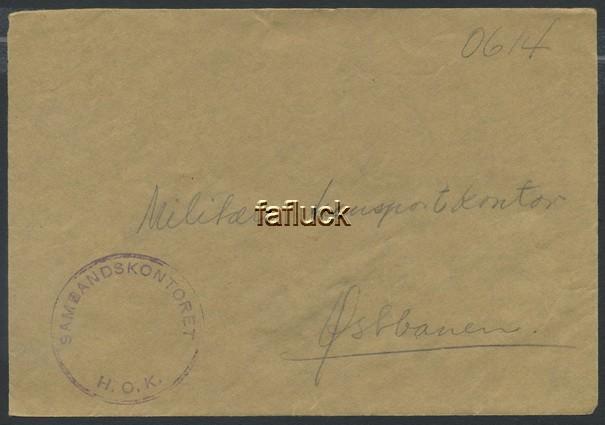 Norway war mail 10: SAMBANDSKONTORET / H.O.K.,