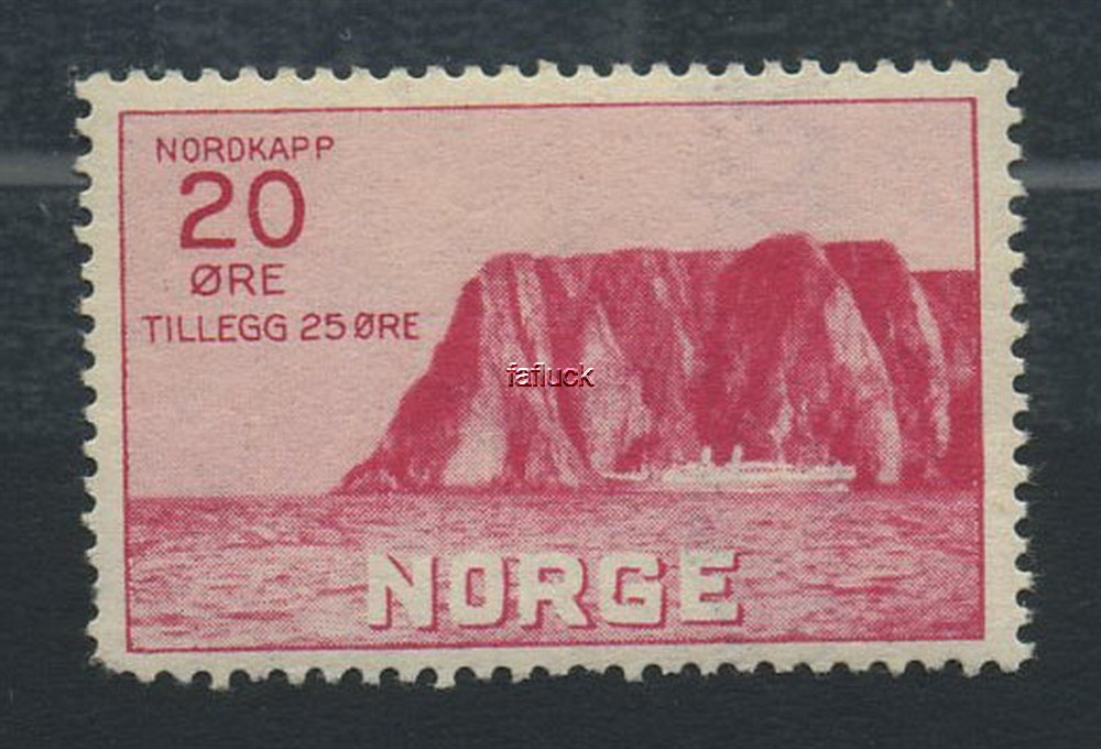 NK 0182. * 20 oe North Cape 1930. Fault. M.h.  Round l.l.corner. Space filler.