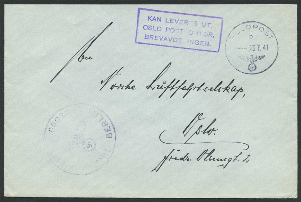 Norway war mail 06: German Fieldpost : 00023