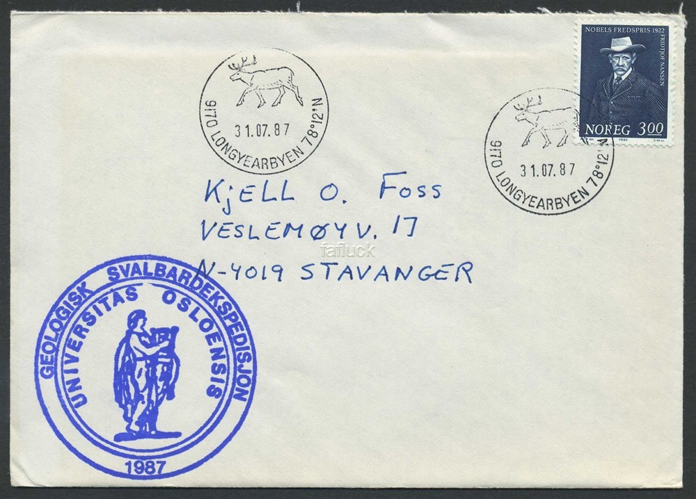 Norway Polar 03: 1987.07.31. UNIVERSITAS OSLOENSIS, GEOLOGISK SVALBARDEKSPEDI-