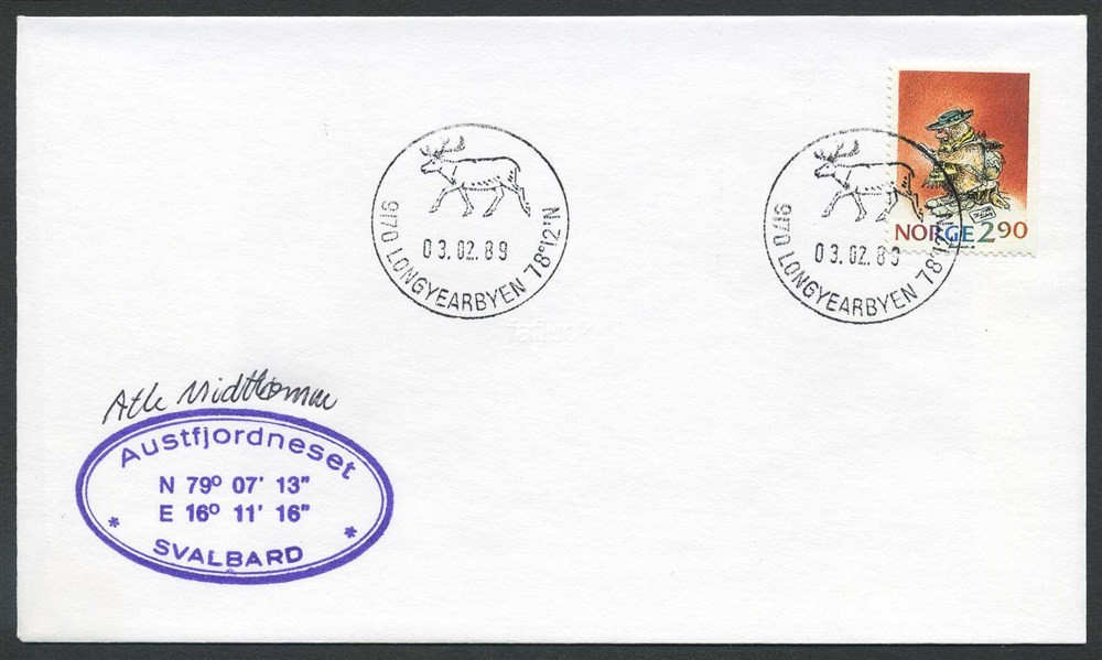 Norway Polar 02: Austfjordneset, N 79o 07` 13``, E 16o 11` 16``, SVALBARD (1989