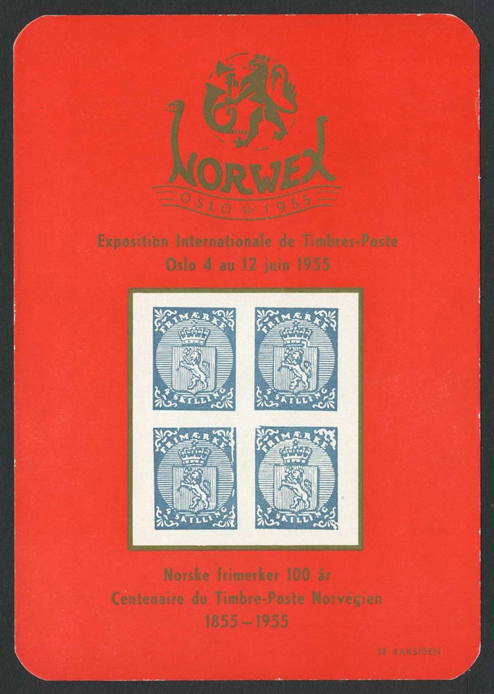 Norway official souvernir sheets: MB 02. 1955