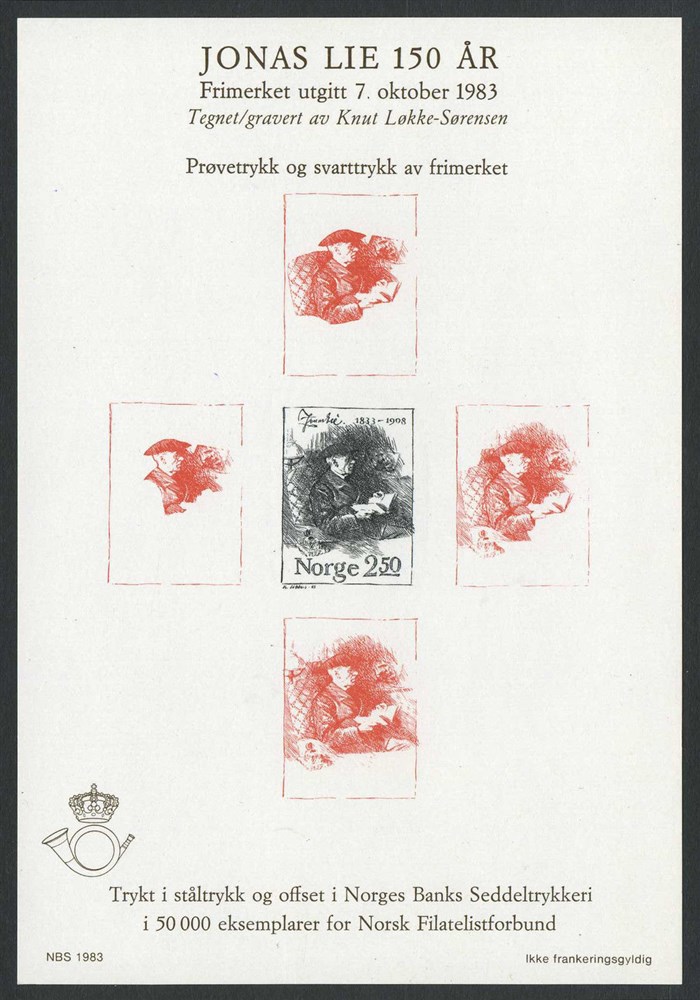 Norway official souvernir sheets: MB 16. 1983