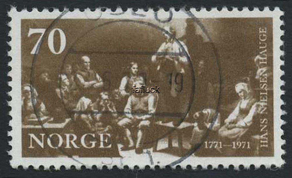 NK 0673. OSLO/BR.1 - 21.5.71 (Os). Superb canc.