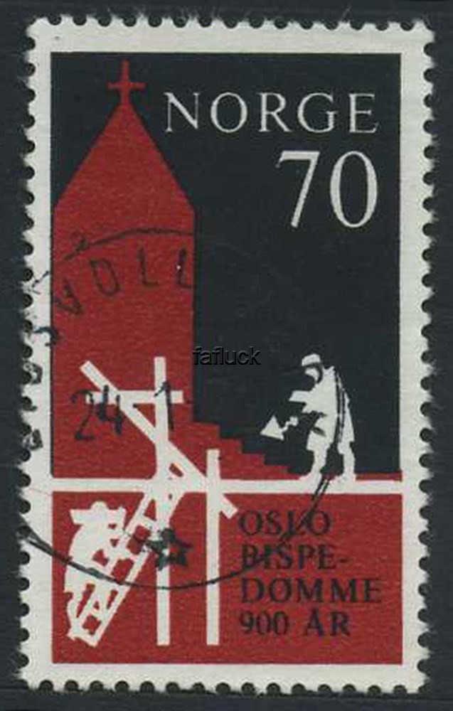 NK 0674. EIDSVOLL VERK 24.1.72 (Ak). Superb canc.