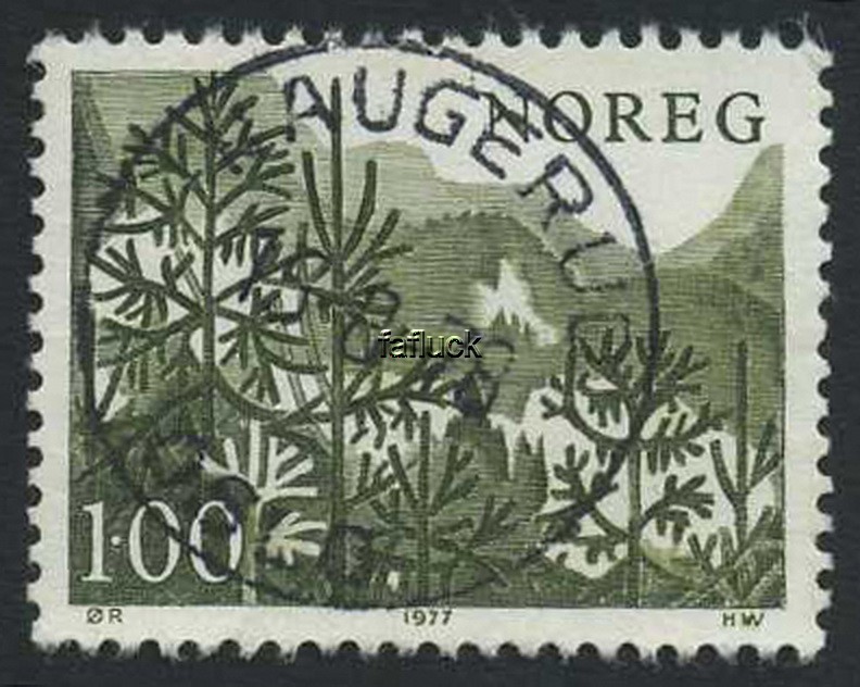 NK 0792. OSLO\HAUGERUD 15.8.78 (Os). Superb diagonal canc.