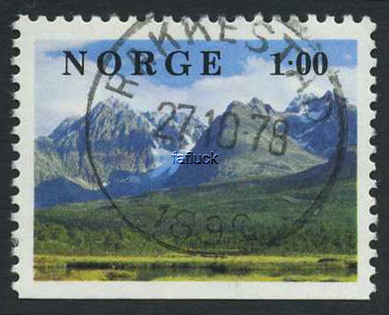 NK 0819 Bn. RAKKESTAD/1890 - 27.10.78. Superb canc.